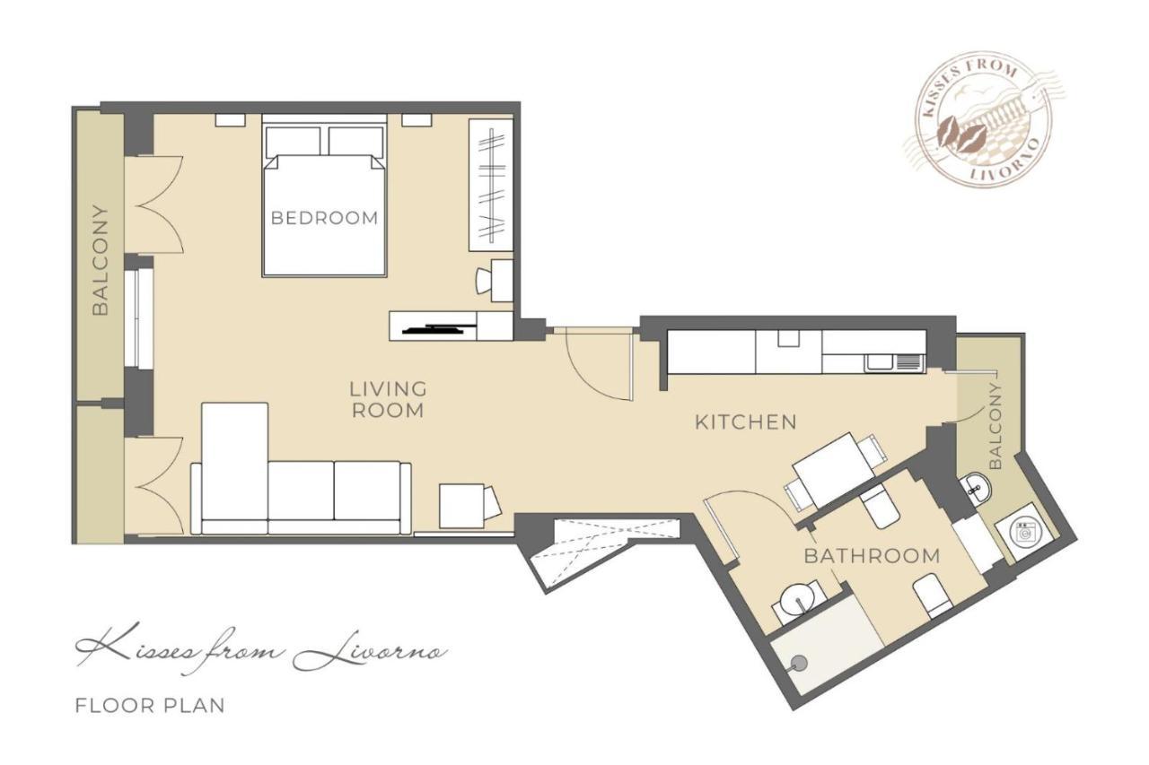 Kisses From Livorno Open Space Apartment - No Pets Allowed 외부 사진